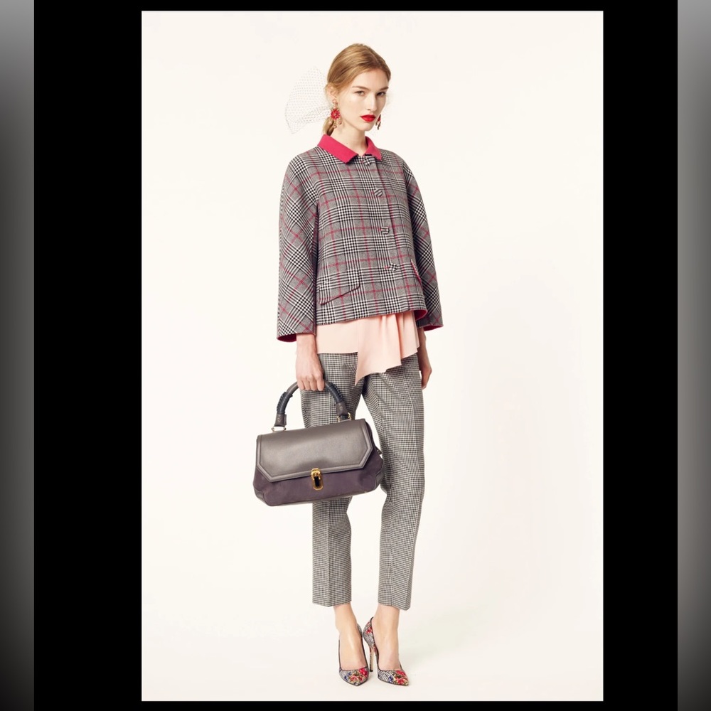Oscar de la Renta Resort High Rise Wool Blend Pants - Picture 12 of 13